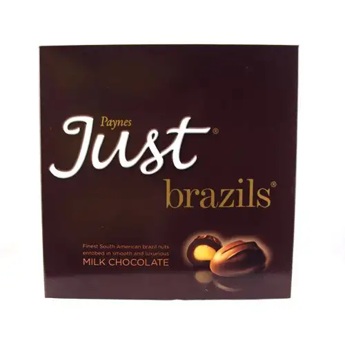 Paynes Just Brazils Milk Chocolate 180g