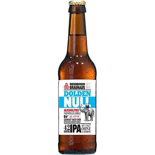 MEHRWEG Riedenburger Bier Riedenburger "Dolden Null" aus Bayern, alkoholfrei (330 ml) - Bio