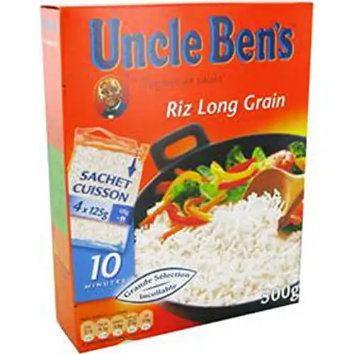 Uncle Ben's Riz Lange Körnung, 500 g, 6 Stück