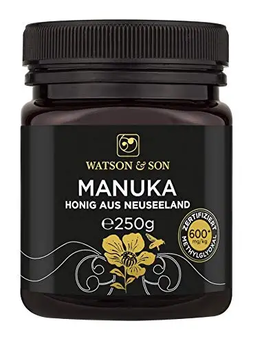 Watson & Son Manuka Honig MGO 600+ 250g | Premium Qualität aus Neuseeland