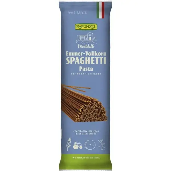 Rapunzel Emmer-Spaghetti Vollkorn, 500 g