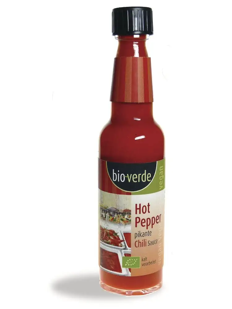 bio-verde Hot Pepper Sauce vegan (1 x 100 ml)