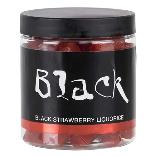 Bon Coca Black Edel-Lakritze mit Erdbeere, Dose, 170g.