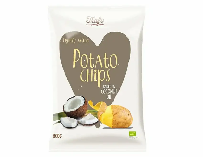 Trafo Bio Kartoffelchips in Kokosöl gebacken (6 x 100 gr)