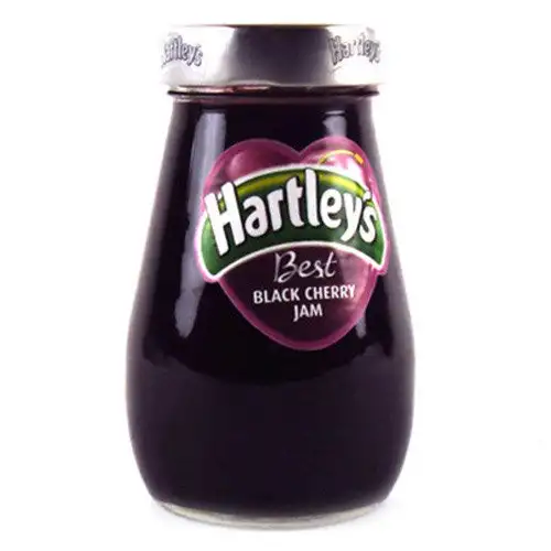 Hartley's Best Black Cherry Jam 340g - fruchtige Schwarzkirschen Marmelade