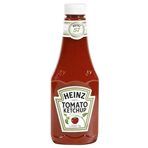 Heinz Tomatenketchup von oben nach unten Squeeze-Flasche 1 kg - ( Einzelpreis ) - Heinz tomato ketchup top down flacon souple 1kg