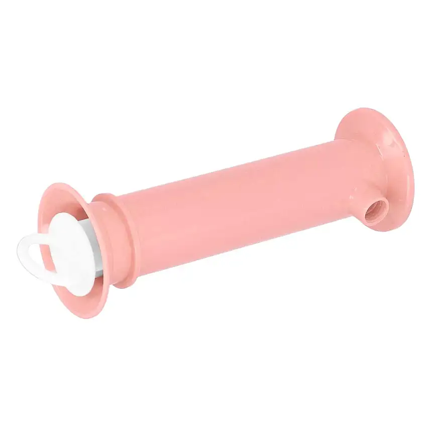 7 Stück Reine Farbbeutel, Fruchtquetsch-Püree-Füller für Kleinkinder, Babynahrungsbeutelhersteller für, Nachfüllbare Beutel für Babynahrung (Rosa)