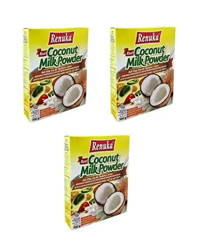 Pamai Pai® Dreierpack: 3 x 300g Kokosnuss Milch Pulver für Instant Kokosmilch