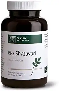 Classic Ayurveda - Bio Shatavari (Kräuterpulver) - 1er Pack (1 x 180g; ca. 360 Presslinge) - BIO