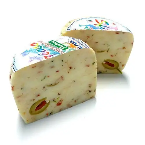 Pecorino Fantasia Sfizioso ca 400g Schafskäse KÜHLBOX-Versand mit Styroporbox und Spezialkühlakku für Lebensmittelversand
