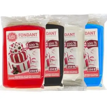 CAKE MART Fondant-Set "Piraten", Rot/Blau/Schwarz/Weiß