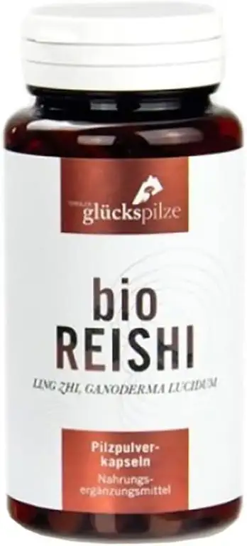 Bio Reishi - Ganoderma lucidum Pilzpulverkapseln 120 Stk. - Bio-Zucht aus Austria - Kein China-Import