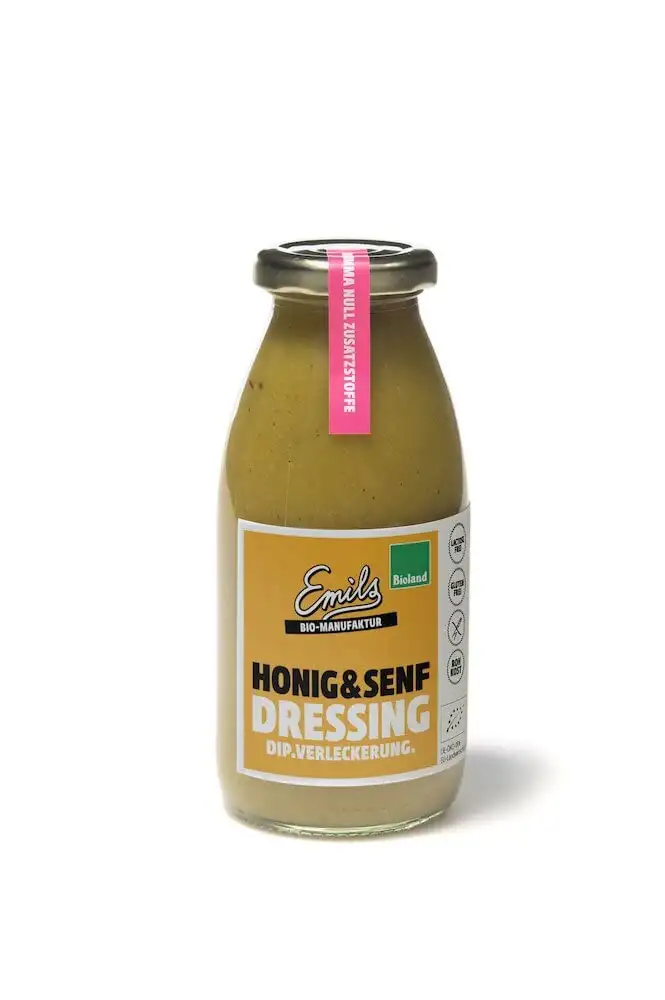 Emils Bio-Manufaktur Bioland Honig & Senf Dressing (6 x 250 ml)