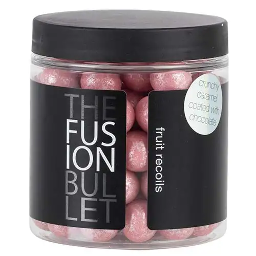 Bon Coca Fusion Rhabarber-Erdbeer Dragées,150g.