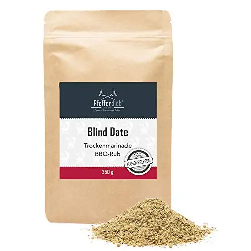 Blind Date - Premium Grillgewürz, Trockenmarinade, BBQ Rub, 250g - Pfefferdieb®