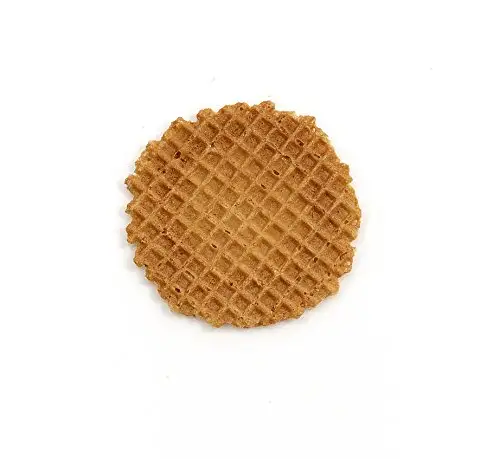 Eiswaffeln Knuspertaler "Krossis" | Ø60mm | 120 Stück | Knusprige Waffelböden zum Dekorieren von Eisbechern, Shakes & Co.