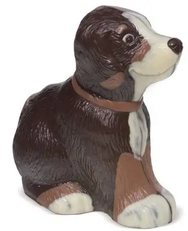01#051523 Schokoladen Tiere, Muttertag, Hund, 150 gr. Bello, Geschenke,Tierfreund, Schokolade, NEU, Geschenk