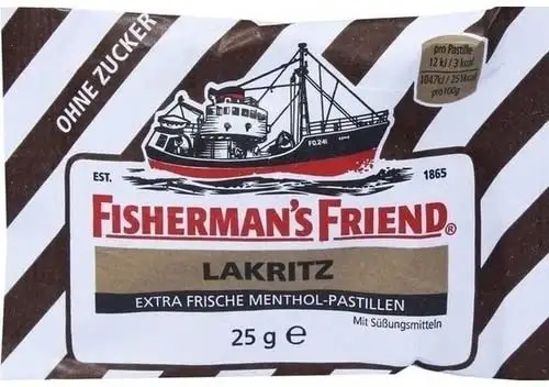 FISHERMANS FRIEND Lakritz ohne Zucker Pastillen 25 g
