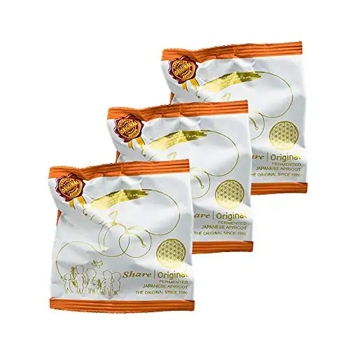 Share Original fermentierte jap. Aprikose 3 Stück - Probepaket inkl. Beschreibung