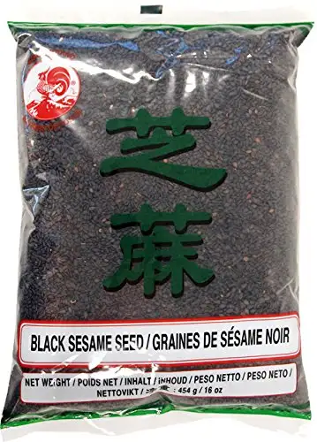 3er-Pack ~ Sesamsamen schwarz [3x 454g] Sesam COCK Black Sesame Seeds