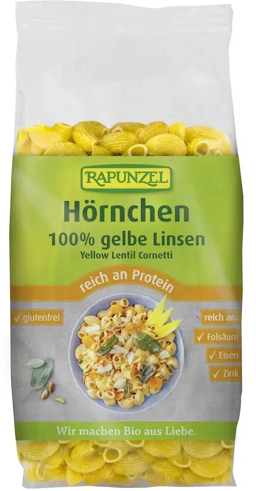 Rapunzel Bio Gelbe Linsen Hörnchen (2 x 300 gr)