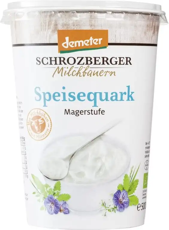 Schrozberg Bio demeter Quark Magerstufe (6 x 500 gr)