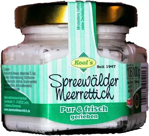 Spreewaldmeerrettich Koals Spreewälder Meerrettich Pur und frisch 100g