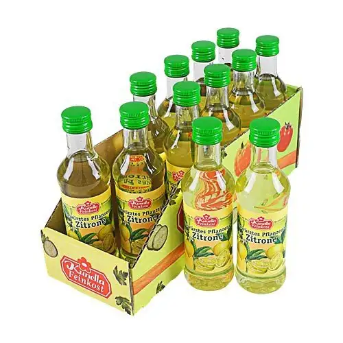 Kunella Gewürztes Pflanzenöl Zitrone 12er Pack (12 Flaschen à 100 ml)
