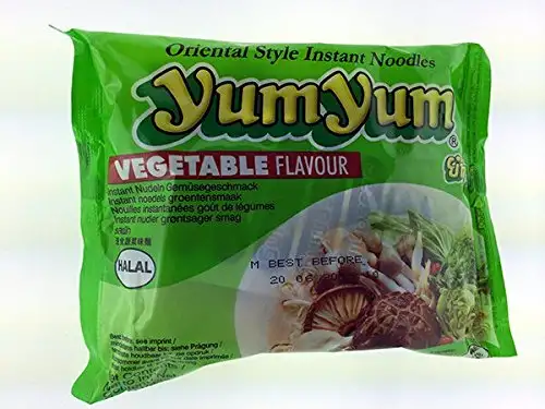 Instant Nudeln mit VEGETABLE / GEMÜSE Geschmack - yumyum 60g