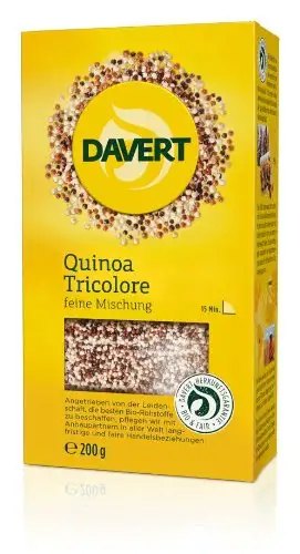 Davert Quinoa Tricolore, 4er Pack (4 x 200 g) - Bio