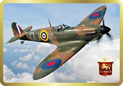 Stewart's Scotland - Classic Spitfire Tin Filled with Luxury Shortbread 150g