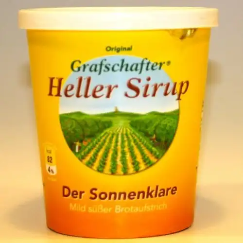 Grafschafter Krautfabrik, Grafschafter Heller Sirup Sonnenklar 450g