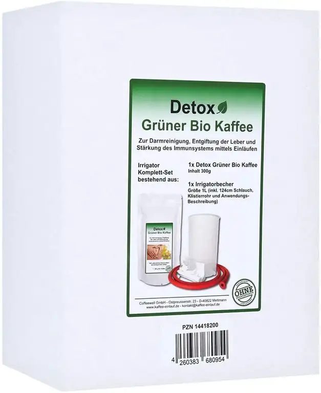 Grüner Bio Kaffee 300g Heimset inkl. Irrigator-Set