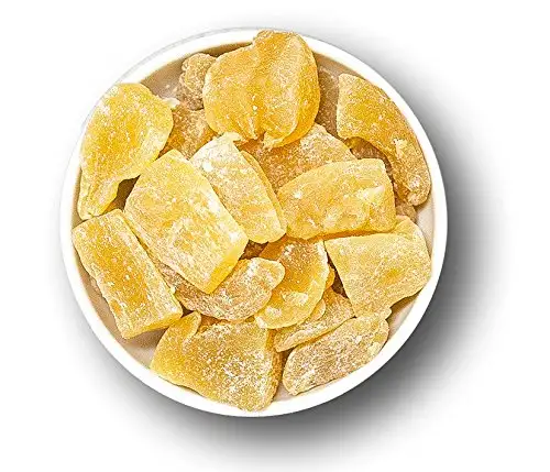 1001 Frucht leicht kandierte Ingwer Stück 1 kg Trockenfrüchte I mit Vitamin C Magnesium Eisen I kandierter Ingwer Thailand I Candied Ginger I Ingwerstücke scharf bis süß