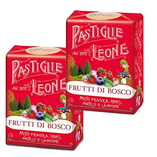 Leone Pastillen "Waldbeeren" Klassik Edition, DUO-Sparset [2 x 30g.]