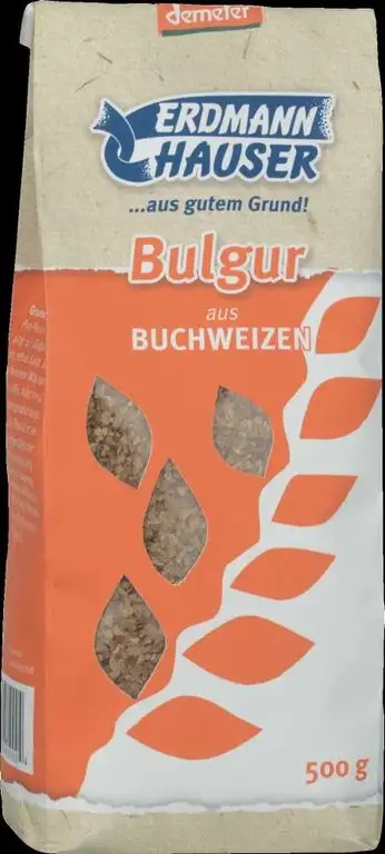 ErdmannHAUSER Getreideprod Bio ErdmannHAUSER demeter Bulgur aus Buchweizen (2 x 500 gr)