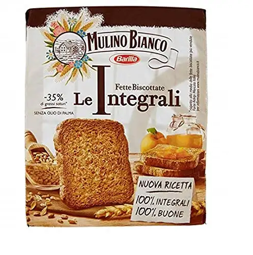 Mulino Bianco Fette Biscottate Volkoren 315 g Vollkorn Zwieback aus italien