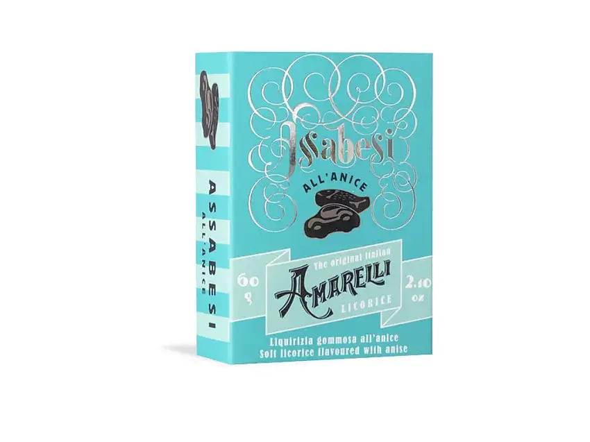 Assabesi gewürzt mit Anis - 4x60 gr - Liqurizia Amarelli