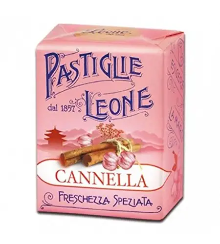 Leone Cinnamon Pastilles, Gourmet Italian Sweets 30g