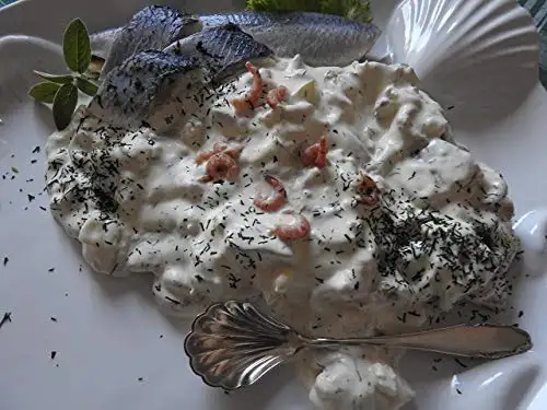 Klaassen Büsumer Frühstück, Bismarckhering, Matjes, hausgemachtes Joghurt-Majonnaise-Senf Dressing, 500g