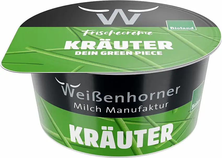 Weißenhorner Milch Manufak Bio WH MM Bioland FrischeCreme Kräuter 150g (6 x 150 gr)
