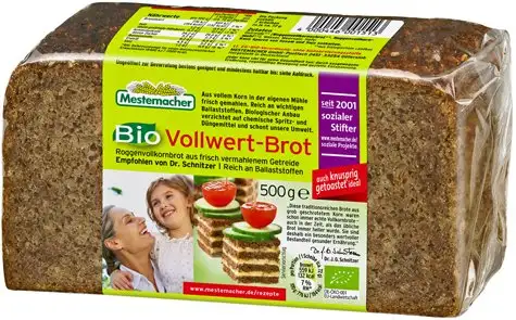 Mestemacher Bio Vollwertbrot 500g