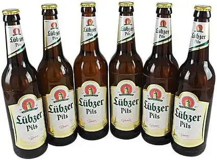 Lübzer Pils (6 Flaschen à 0,5 l / 4,9% vol.)