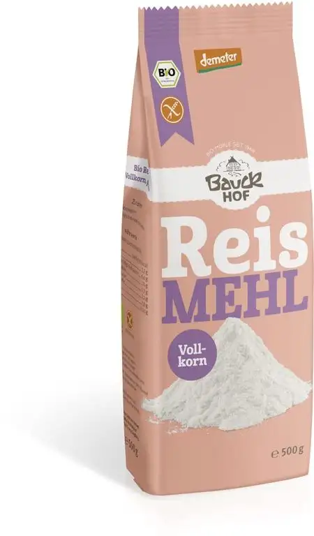 Bauckhof Bio Bauck Reismehl, VK, glutenfrei (2 x 500 gr)