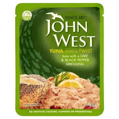 John West Thunfisch Lime & Pepper Pouch 3x85g