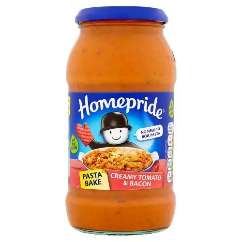 Homepride Creamy Tomato & Bacon Pasta Bake 500g