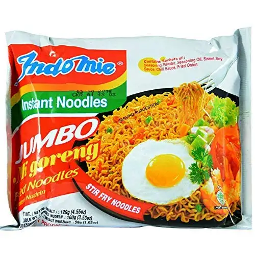 Indomie Instantnudeln, Mi Goreng, Jumbo, 24er Pack (24 x 124 g)
