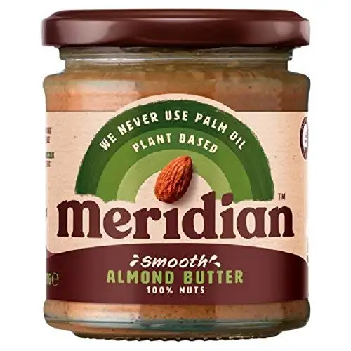 Meridian Foods Smooth Almond Butter (Mandelbutter) 170 Gramm