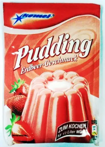 Gerolf Pöhle & Co. GmbH Komet Puddingpulver Erdbeer Geschmack 40g