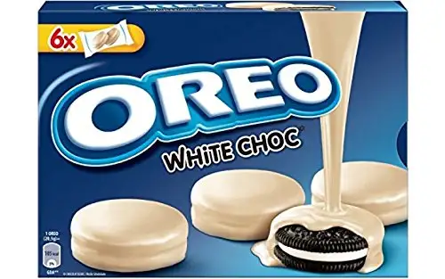 Oreo Kekse mit weisser Schokolade umhüllt